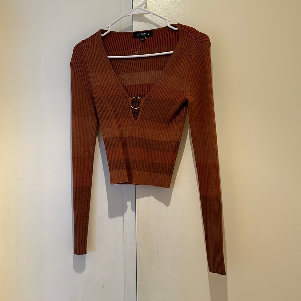 Intermix Lily Rib Knit Top